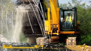 Дробление железобетонного столба