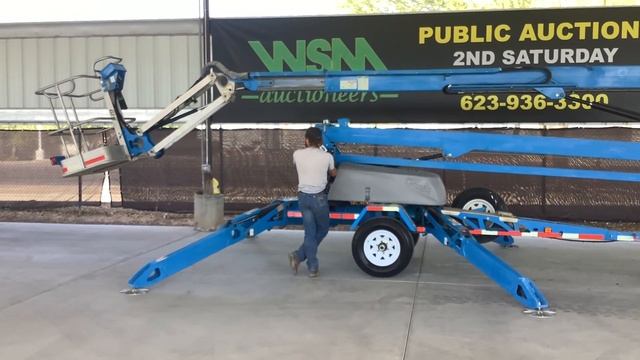 2010 Genie TZ-50 Towable Electric Man-lift For Virtual Online Auction June 12, 2021 смотреть онлайн