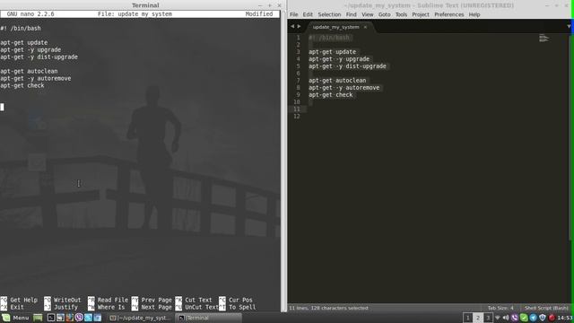 update script για debian base διανομές linux смотреть онлайн