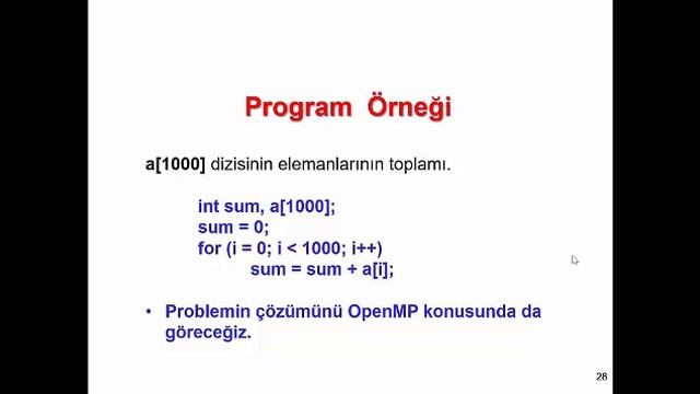 Paralel Programlama 02 - Paylaşımlı Bellek Kavramı смотреть онлайн