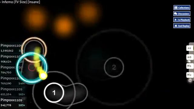 Mrs. GREEN APPLE - インフェルノ（Inferno) Osu! Insane 4 estrellas. смотреть онлайн