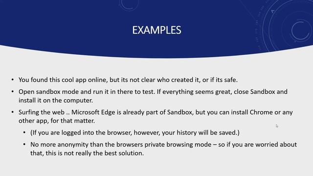 Sandbox -What is it? Safe place to play without damaging your computer. How to use windows sandbox смотреть онлайн