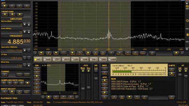 4885 KHz R Clube Do Para