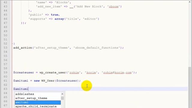 WordPress Theme Development Part 10 Create user without dashboard Access смотреть онлайн