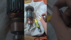 Ремонт ротора электро инструмента 220 в