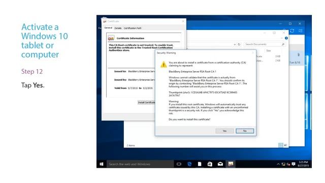Activate a Windows 10 tablet or computer смотреть онлайн