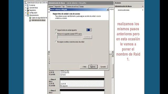 RAID 0, 1 Y 5 EN WINDOWS SERVER 2008 смотреть онлайн