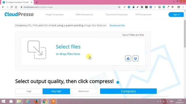 Online Video Files And Image Size Compressor Without Any Software