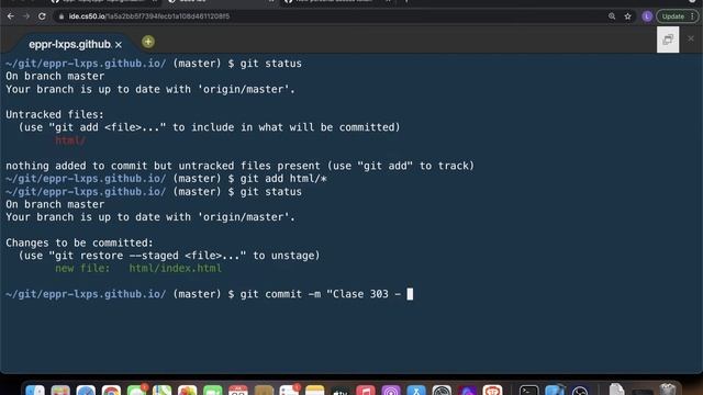 CLASE 303.a - Crea una carpeta HTML adentro de tu repo GITHUB PAGES смотреть онлайн