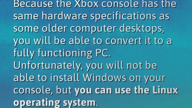 Can I install Linux on Xbox One? смотреть онлайн