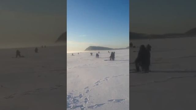 Зима рыбалка, рыба, рыбак, русское видео о рыбалке, улов смотреть онлайн