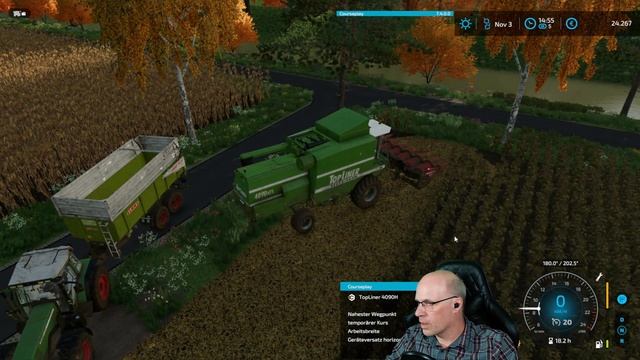 Kalken mit dem Claas.#061| LS 22 Nordermarsch | Deutsch смотреть онлайн