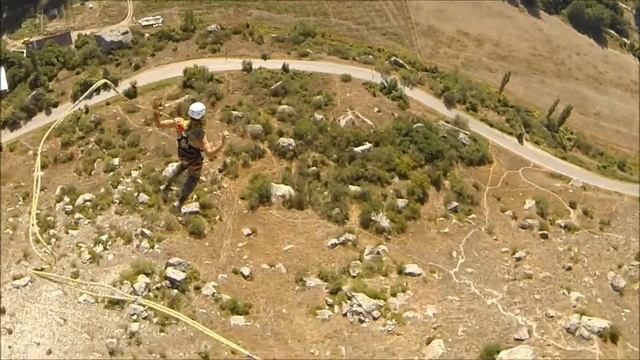 Сергей Лозовицкий Качи-Кальон прыжки с верёвкой в Крыму с командой Skyline смотреть онлайн