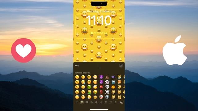How to Create an Emoji Wallpaper on iPhone (Easy iOS 17 Trick) смотреть онлайн