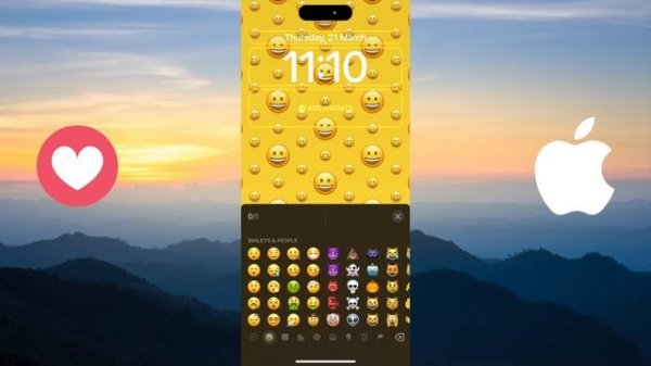 How to Create an Emoji Wallpaper on iPhone (Easy iOS 17 Trick)