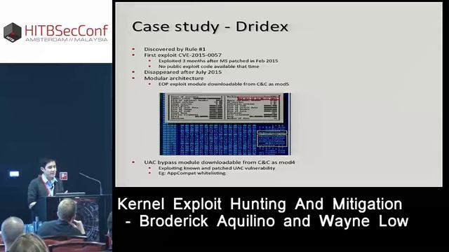 #HITB2016AMS D1T2 - Kernel Exploit Hunting And Mitigation - Broderick Aquilino and Wayne Low.mp4 смотреть онлайн