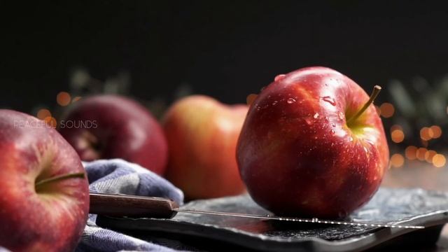 Water Drops on apple for deep sleep | Peaceful Sounds смотреть онлайн