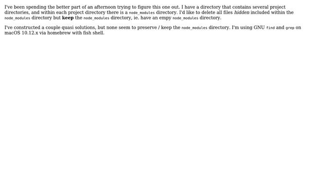 GNU find delete files within a directory but keep the directory itself смотреть онлайн