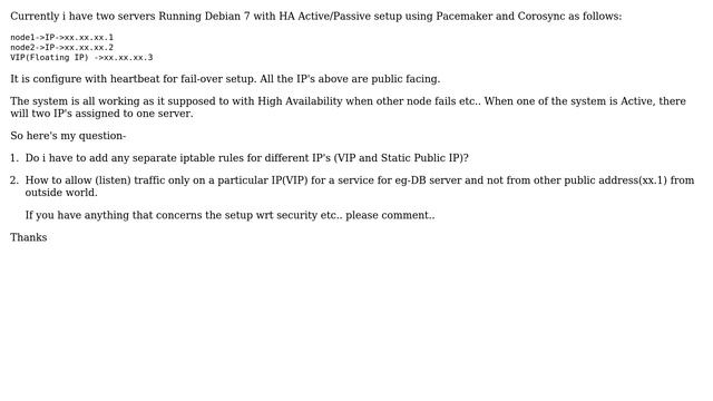 DevOps & SysAdmins: IPTABLES for multiple Public IP Addresses смотреть онлайн