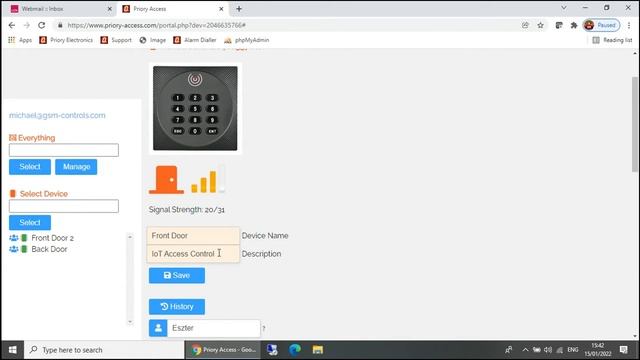 Opening doors and viewing their history using the EveryDoor portal смотреть онлайн