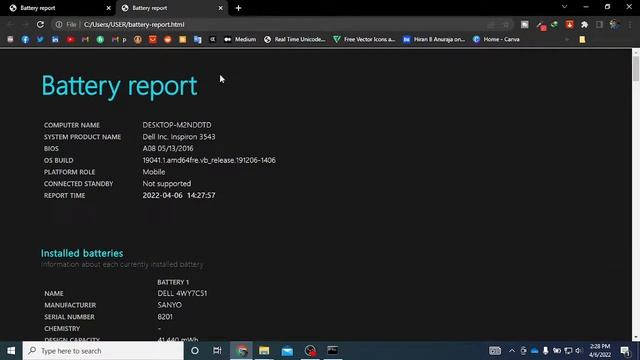 How to Check Your Laptop's Battery Health in Windows 10 | 7 | 8? ( English ) смотреть онлайн
