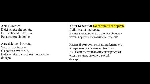 Гендель. Опера 