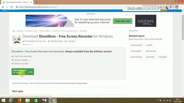 {English} Best screen recorder software for PC or Laptop | Free PC screen video recorder software | смотреть онлайн