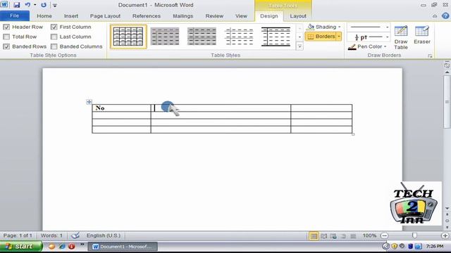 How to insert Table in Microsoft Office Word 2010 смотреть онлайн