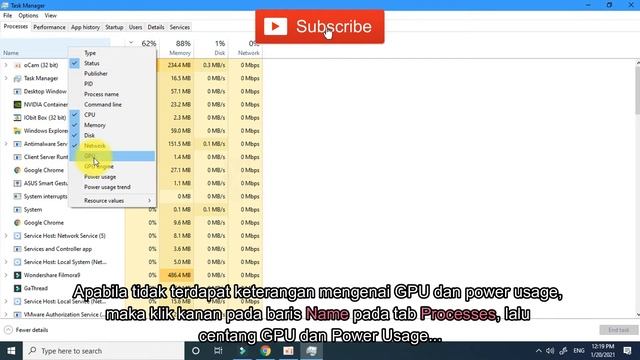 Cara Menampilkan GPU dan Power Usage di Task Manager Windows смотреть онлайн