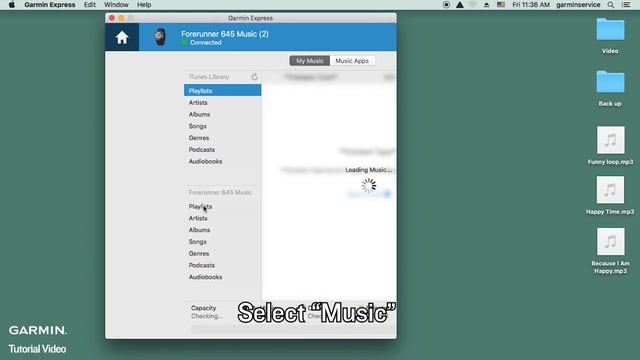 Tutorial - Troubleshoot Transferring Music To Your Garmin Device macOS System смотреть онлайн