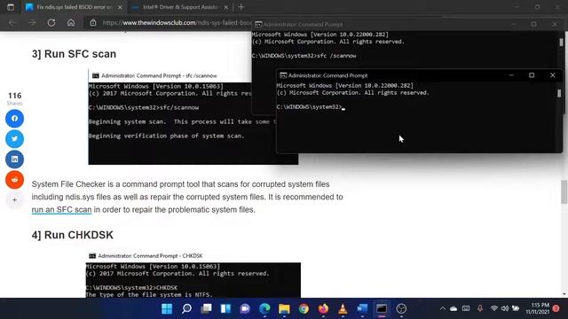 Fix ndis.sys failed BSOD error on Windows смотреть онлайн