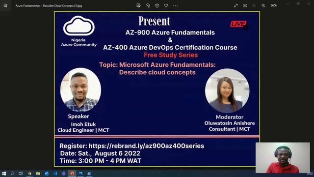 AZ-900 Azure Fundamentals - Describe Cloud Concepts смотреть онлайн