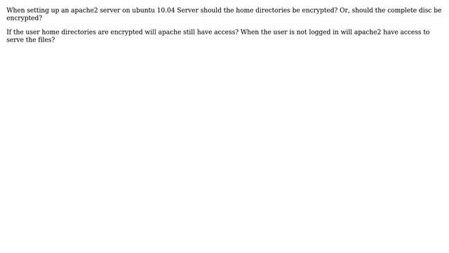 Setup ecryptfs for Ubuntu 10.04 web server user directories смотреть онлайн