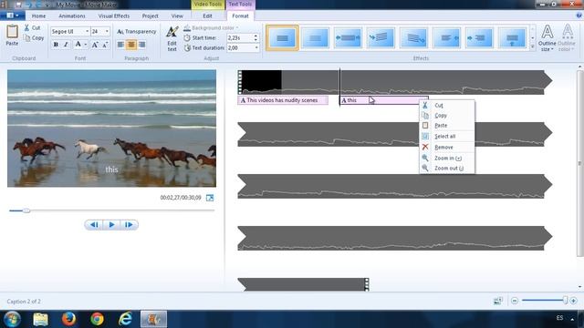 Cómo poner subtítulos en Movie Maker смотреть онлайн