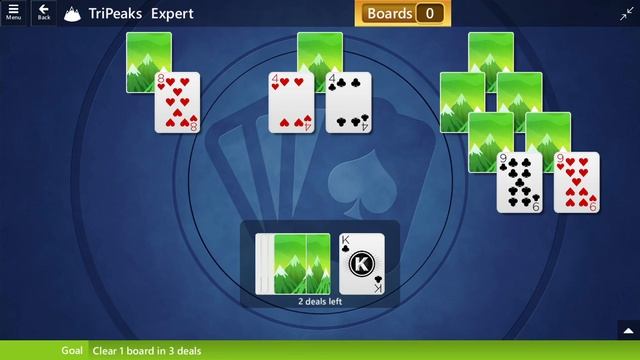 Microsoft Solitaire Collection | TriPeaks - Expert | April 20, 2019 | Daily Challenges смотреть онлайн