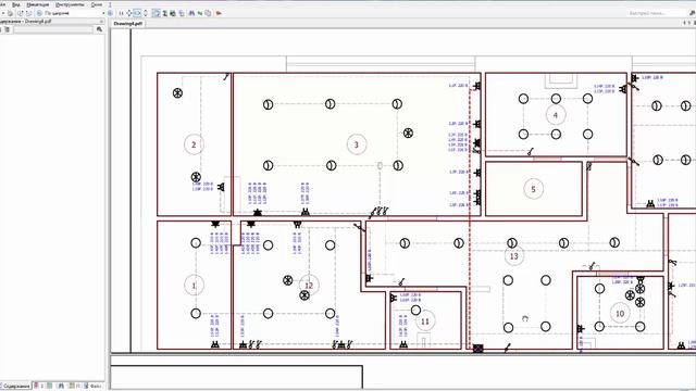 Как отобразить путь кабеля к щиту с выводом чертежа в pdf смотреть онлайн