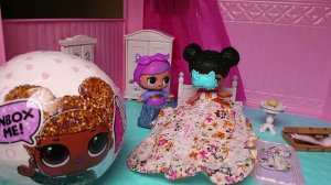 Куклы ЛОЛ открывают шар ЛОЛ блестящей серии LOL dolls unboxing LOL Surprise