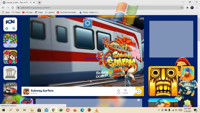 How to play mobile games online on pc window 7/8/10 / subway sufers/ Temple run/ Ansar computers** смотреть онлайн