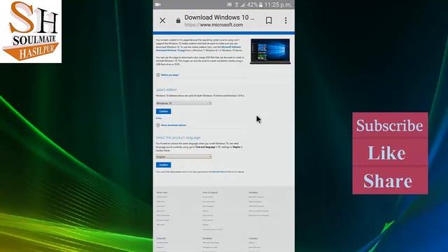 How To download Windows 10 iso File from Smartphone/urdu,hindi смотреть онлайн