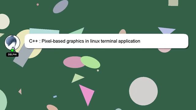 C++ : Pixel-based graphics in linux terminal application смотреть онлайн
