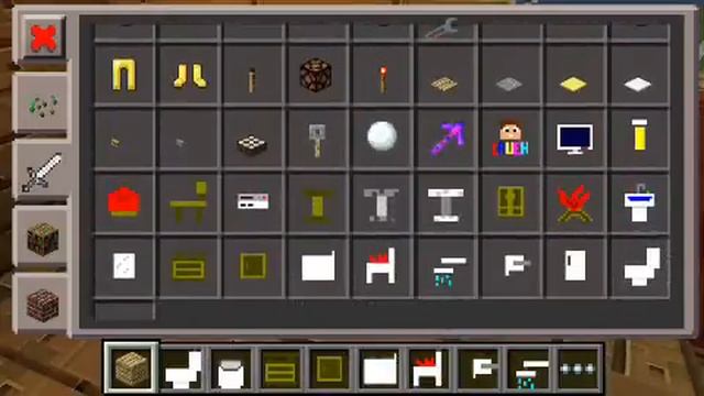 Мод на мебель для MCPE смотреть онлайн