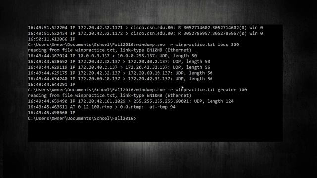 WinDump Basic Tutorial смотреть онлайн