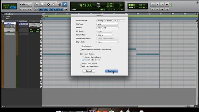 Pro Tools Tutorial 05 - Bounce Your Session to Audio Files смотреть онлайн
