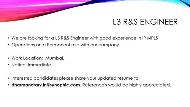 Urgent Job Openings As Of Jan 24th 2018