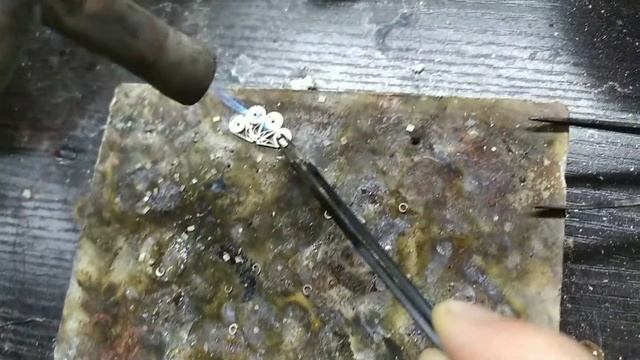 Peacock , How made silver earrings? Handmade filigree. Павлин , как сделано? Ручная работа филигран смотреть онлайн