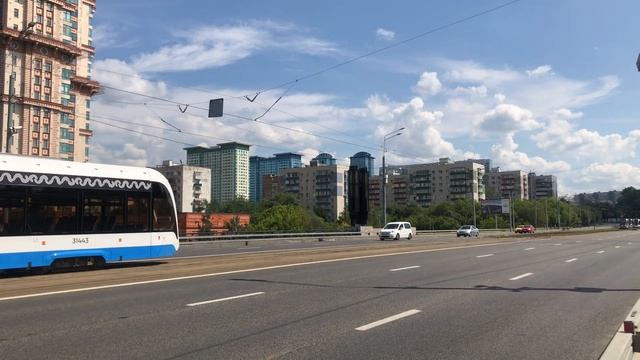 71-931М Витязь-М 31443 На Строгинском мосту смотреть онлайн