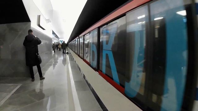 Москва. Станция «Кленовый бульвар БКЛ». Первый день работы 1. 01 марта 2023 смотреть онлайн