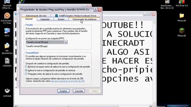 Como solucionar Bad video card driver en MINECRAFT windows XP By Santox смотреть онлайн