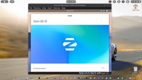 how to install linux  zorin OS