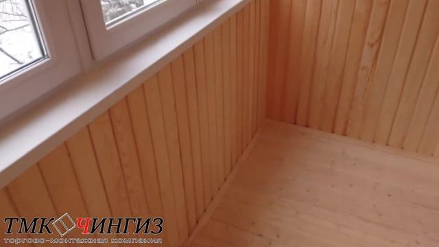 Обшивка балконов и лоджий в Уфе | Готовая работа "ТМК Чингиз" смотреть онлайн